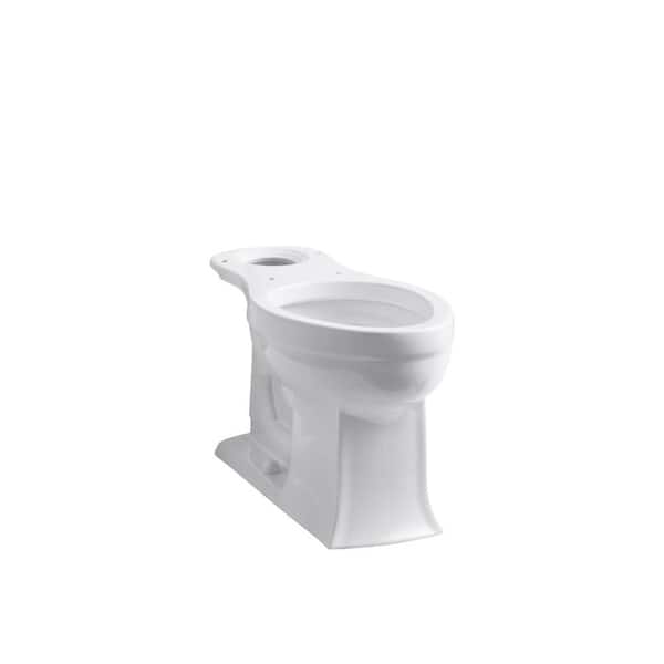 KOHLER Archer Comfort Height Elongated Toilet Bowl Only in White 4356-0  The Home Depot
