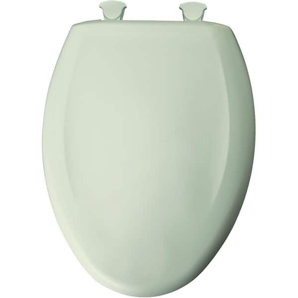 Bemis Slow Close Sta-Tite Elongated Closed Front Toilet Seat In Sea Mist Green-1200Slowt 305 - The Home Depot