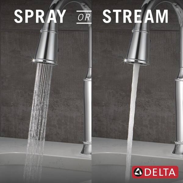 Delta Renaldi Single Handle Bar Faucet in Lumicoat Chrome 9984-PR
