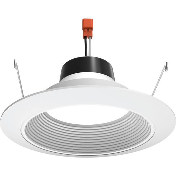 Contractor Select 6RLD 6 in. 2700K 1000 Lumens White Integrated LED Recessed Light Trim with Retrofit