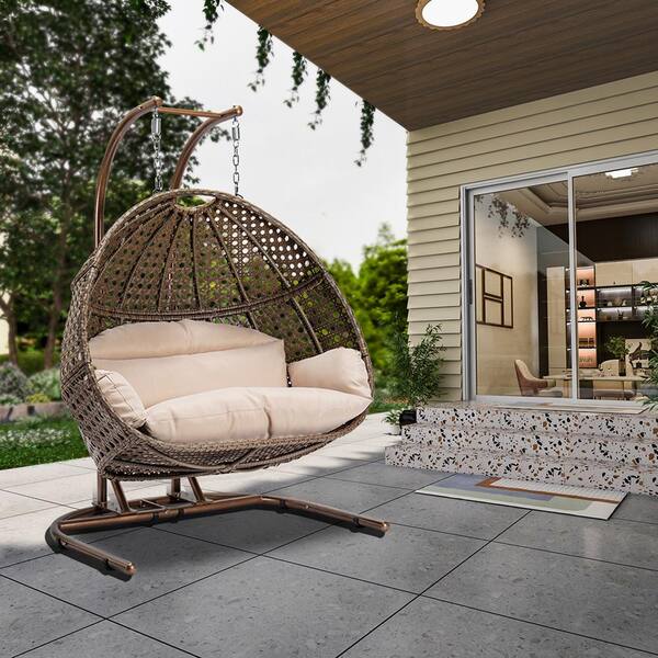 outdoor swing chair for 2