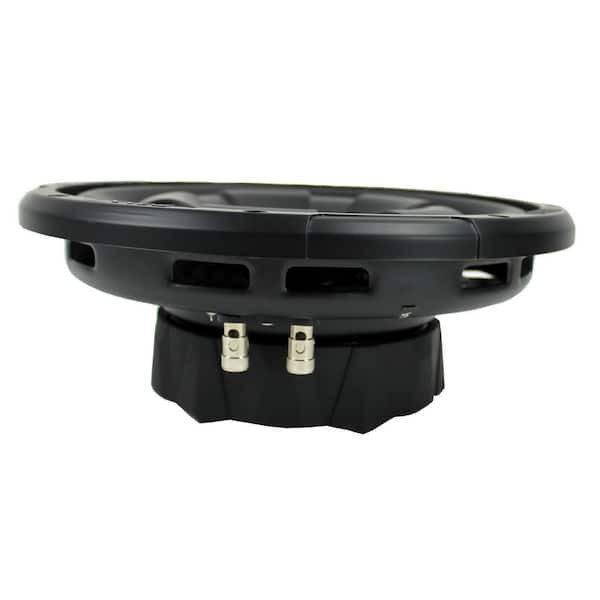 Q POWER Single 10 in. Vented Shallow Sub Box and 10 in. 800-Watt