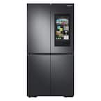 29 cu. ft. Family Hub 4-Door Flex French Door Smart Refrigerator in Fingerprint Resistant Black Stainless