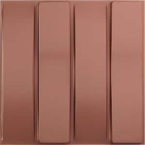 19-5/8"W x 19-5/8"H Caputo EnduraWall Decorative 3D Wall Panel, Champagne Pink (12-Pack for 32.04 Sq.Ft.)