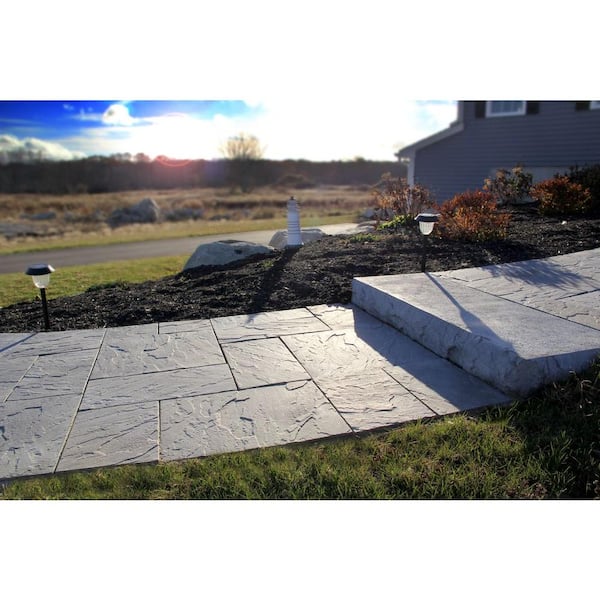 Patio-on-a-Pallet 18 in. x 18 in. Concrete Gray Traditional Yorkstone Paver (32 Pieces/72 Sq Ft)