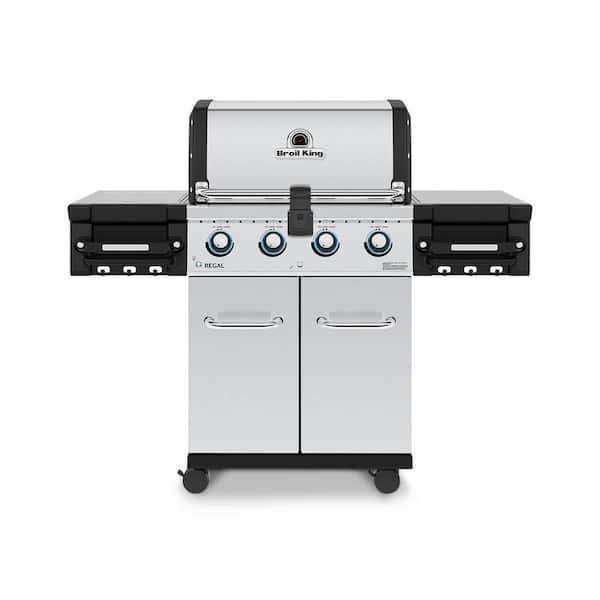 Broil King Regal S 420 PRO 4-Burner Natural Gas Grill in Stainless Steel