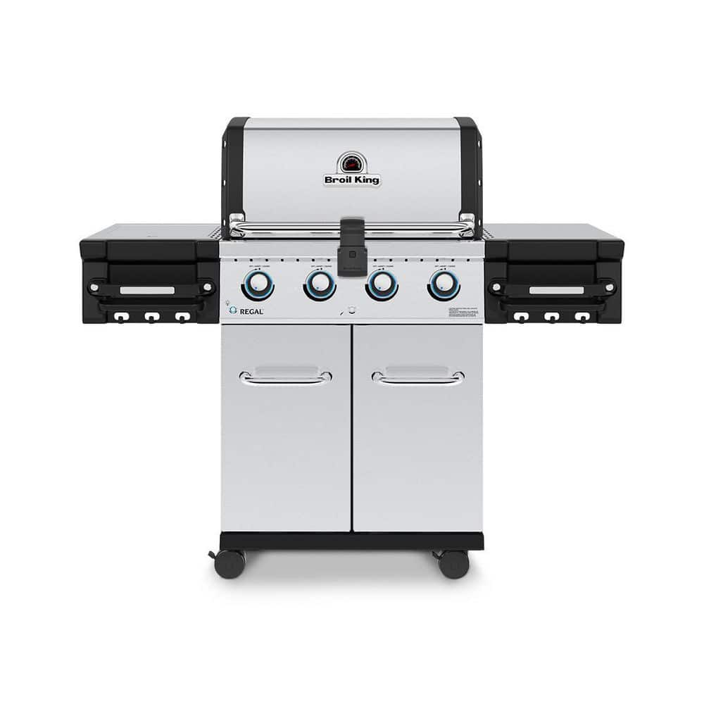 Broil King Regal S 420 PRO 4-Burner Propane Gas Grill in Stainless Steel, Silver -  956314