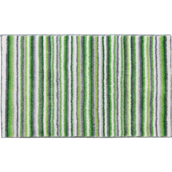 Grund Stripes Series Green 20 in. x 24 in. Premium Comfort Mat
