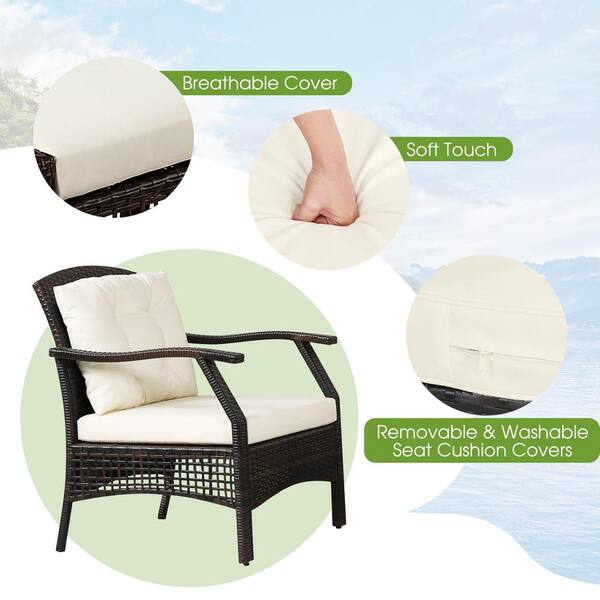 Rattan seat 2024 cushion covers