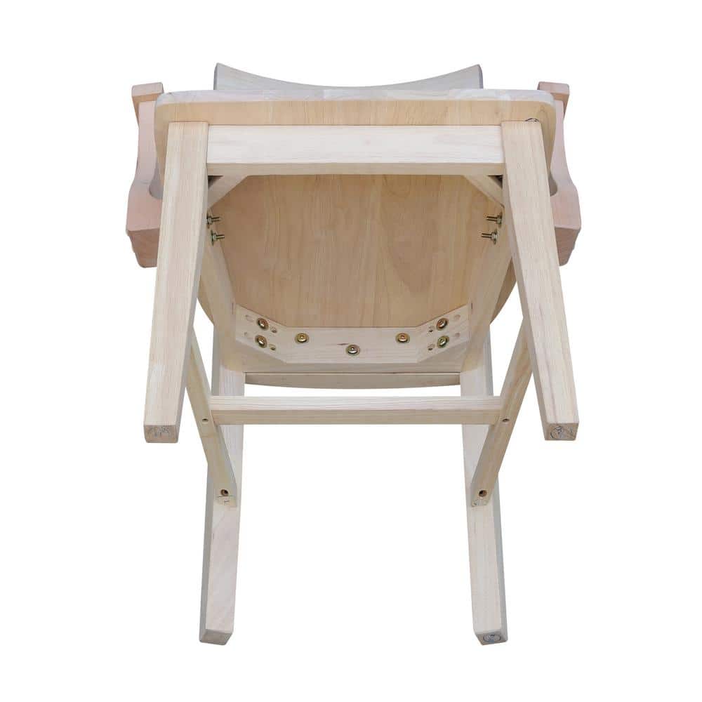 Elegant Tall Mission Brown Wood Slat Arm Chair