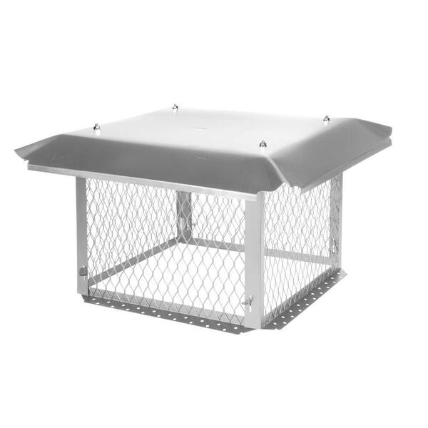 BigTop 14 in. x 14 in. x 14 in. H Chimney Cap in Stainless Steel