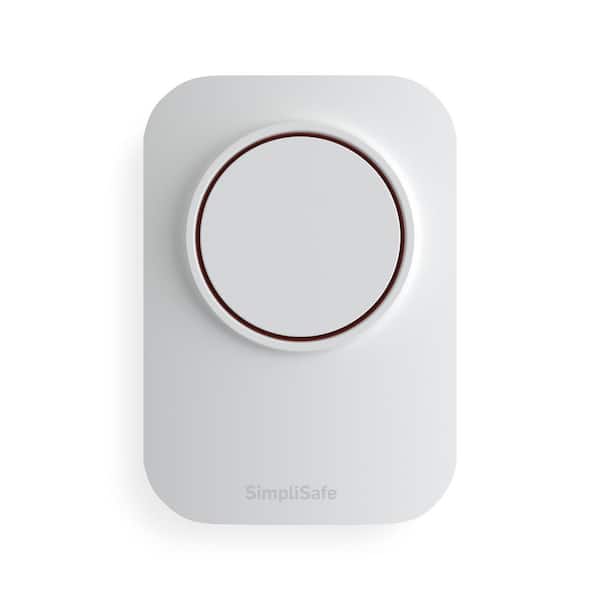 SimpliSafe Smart Indoor/Outdoor Siren Alarm, Wi-Fi Connected, Wireless (Battery) - White (1-Pack)