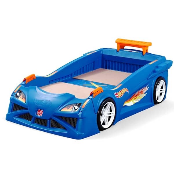 Step2 Hot Wheels Twin Plastic Kids Bed