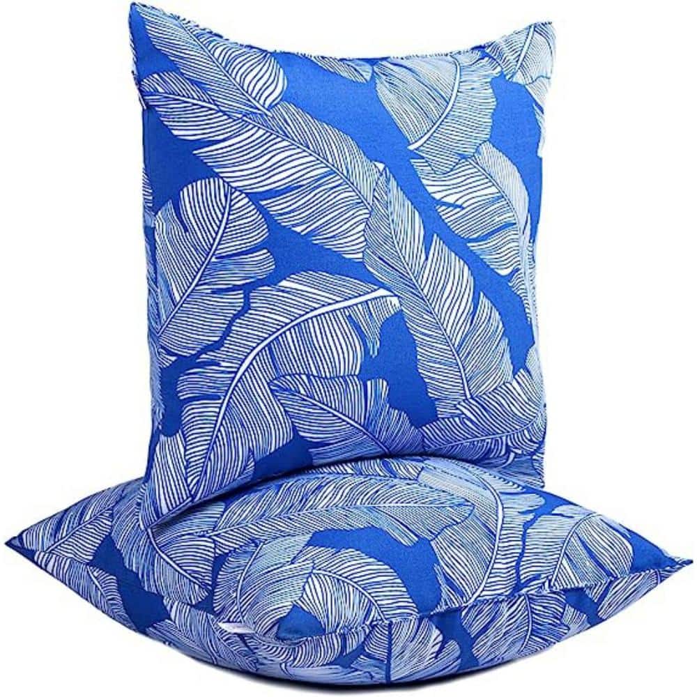 18 in. x 18 in. Outdoor Water Resistance Decorative Pillows with Inserts fo
