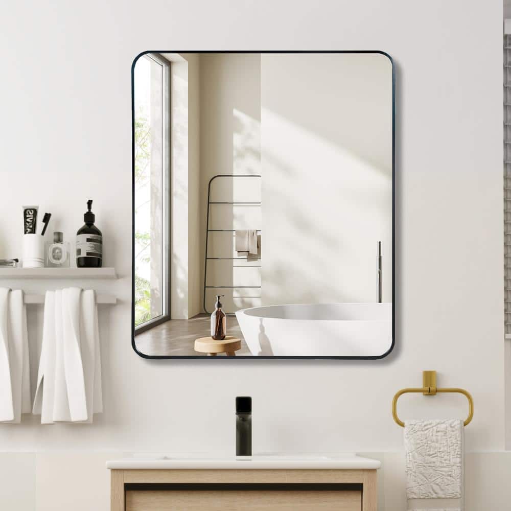 "Black 30 ""x36"" Rectangular Bathroom Wall Mirror" price history on PriceWatchPro
