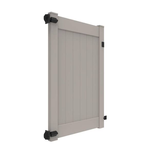 Freedom Alloy 6-ft H x 6-in W Gray Vinyl Fence Infill Board (Unassembled)