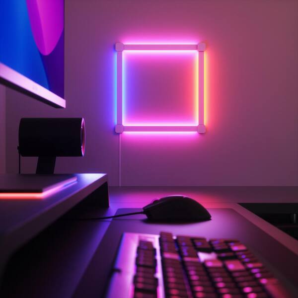 Nanoleaf Lines 90 Deg. Smarter Kit Modular Color-Changing Backlit