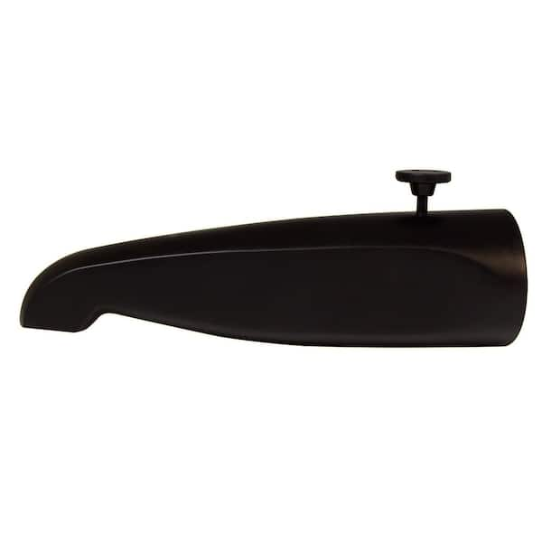 Westbrass 8-1/2 in. Brass Rear Diverter Tub Spout, Oil Rubbed Bronze