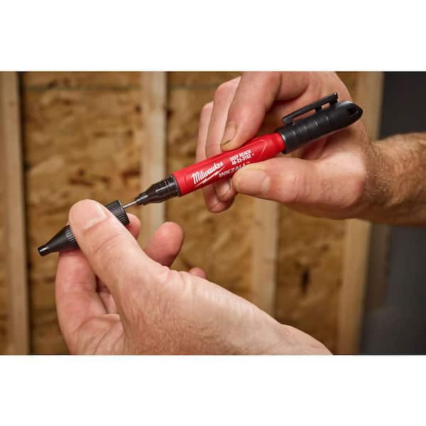Milwaukee INKZALL 2-in-1 Deep Reach Ultra Fine Point Black Jobsite