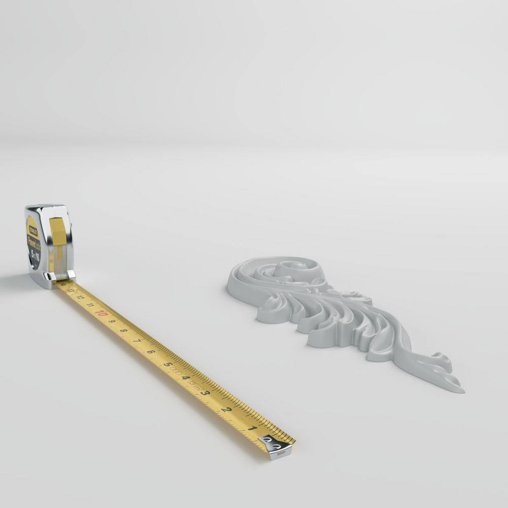 Primed White Polyurethane Architectural Scroll Onlay