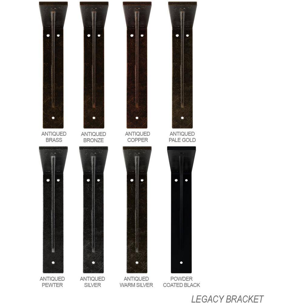 Legacy 10'' Hammered Gold Steel Bracket for Versatile Shelving