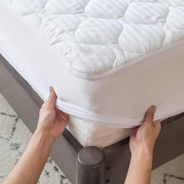SLEEP OPTIONS Cotton Deluxe Full-Size Quilted Waterproof Mattress
