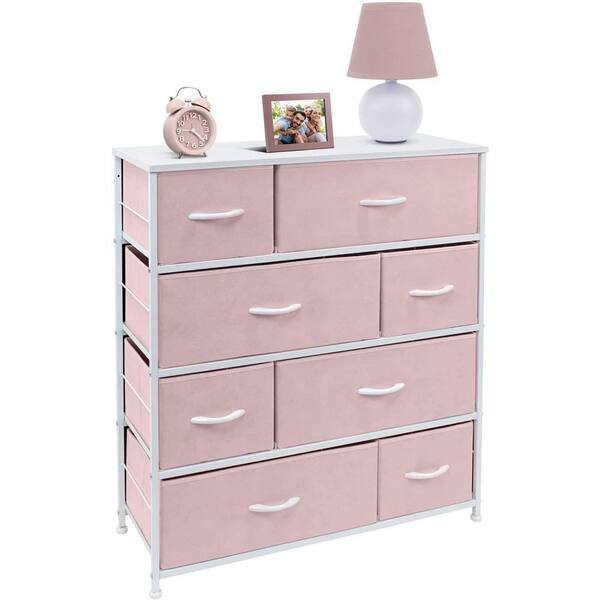 Sorbus 12 Drawer Dresser Chest ,Pink