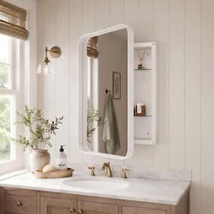 Zenna Home 36 in. x 16 in. Over-the-Door Medicine Cabinet with