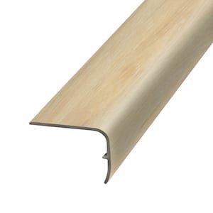 Oakbrook 1.32 in. Thick x 1.88 in. Wide x 78.7 in. Length Vinyl Stair Nose Molding