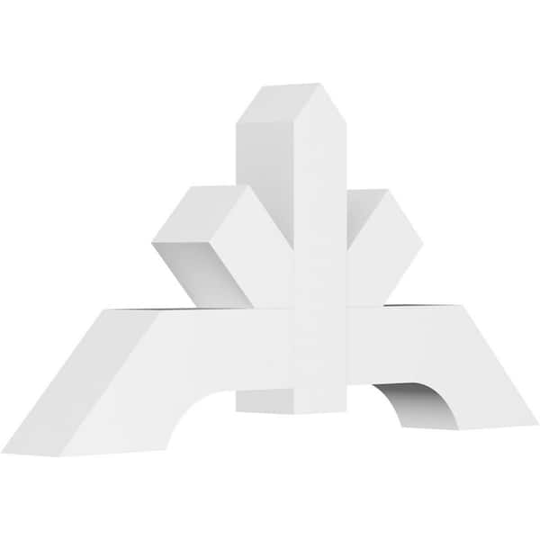 Ekena Millwork Vanguard 36 in. W x 18 in. H x 4 in. D Signature Polyurethane Bracket