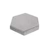 Tileco 12 In. X 12 In. Hexagon Concrete Patio Block Step Stone PBH ...