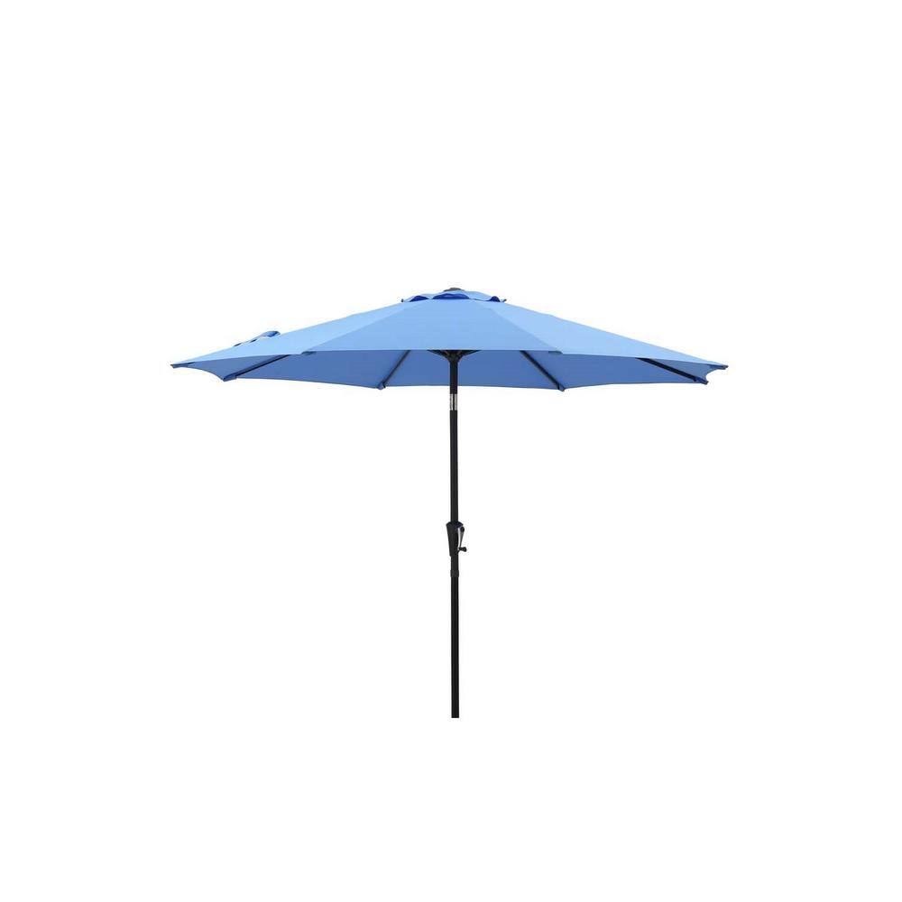 9 ft. Steel Outdoor Market Patio Umbrella in Blue price history on PriceWatchPro