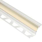 Dilex-PHK Sand Pebble 5/16 in. x 8 ft. 2-1/2 in. PVC Cove-Shaped Tile Edging Trim