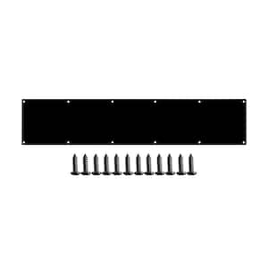 1-Pack 6x28 in. Aluminum Door Kick Plate Decorative Protector for Doors