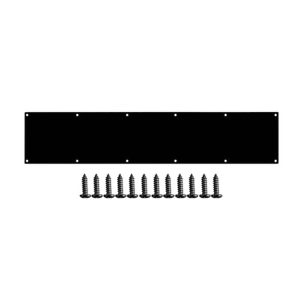 1-Pack 6x28 in. Aluminum Door Kick Plate Decorative Protector for Doors
