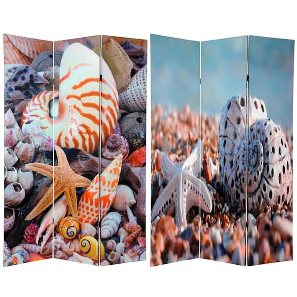 Oriental Furniture 6 ft. Printed 3-Panel Room Divider