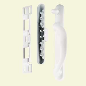 White Diecast, Mortise System Right Hand Patio Door Handle