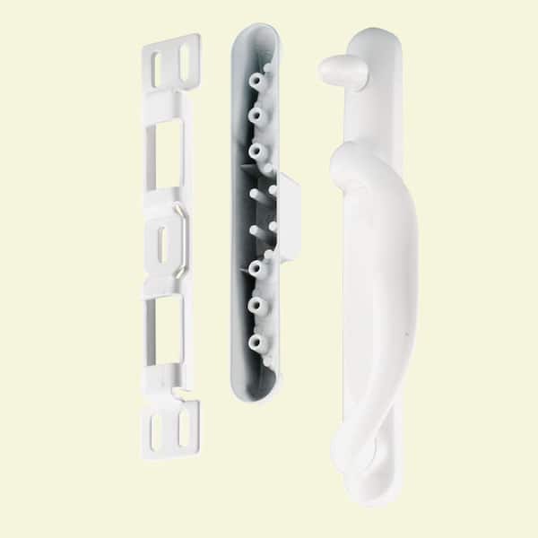 Prime-Line White Diecast, Mortise System Right Hand Patio Door Handle
