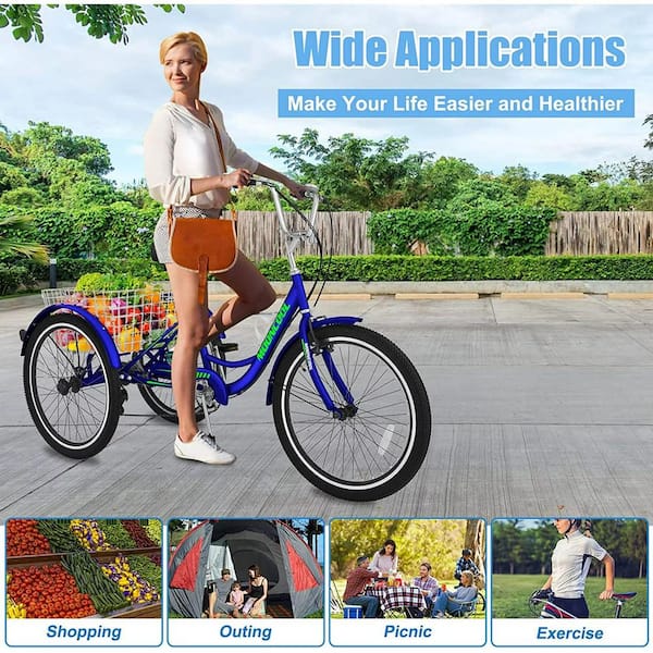 Outdoor spirit 3 wheel bike hot sale