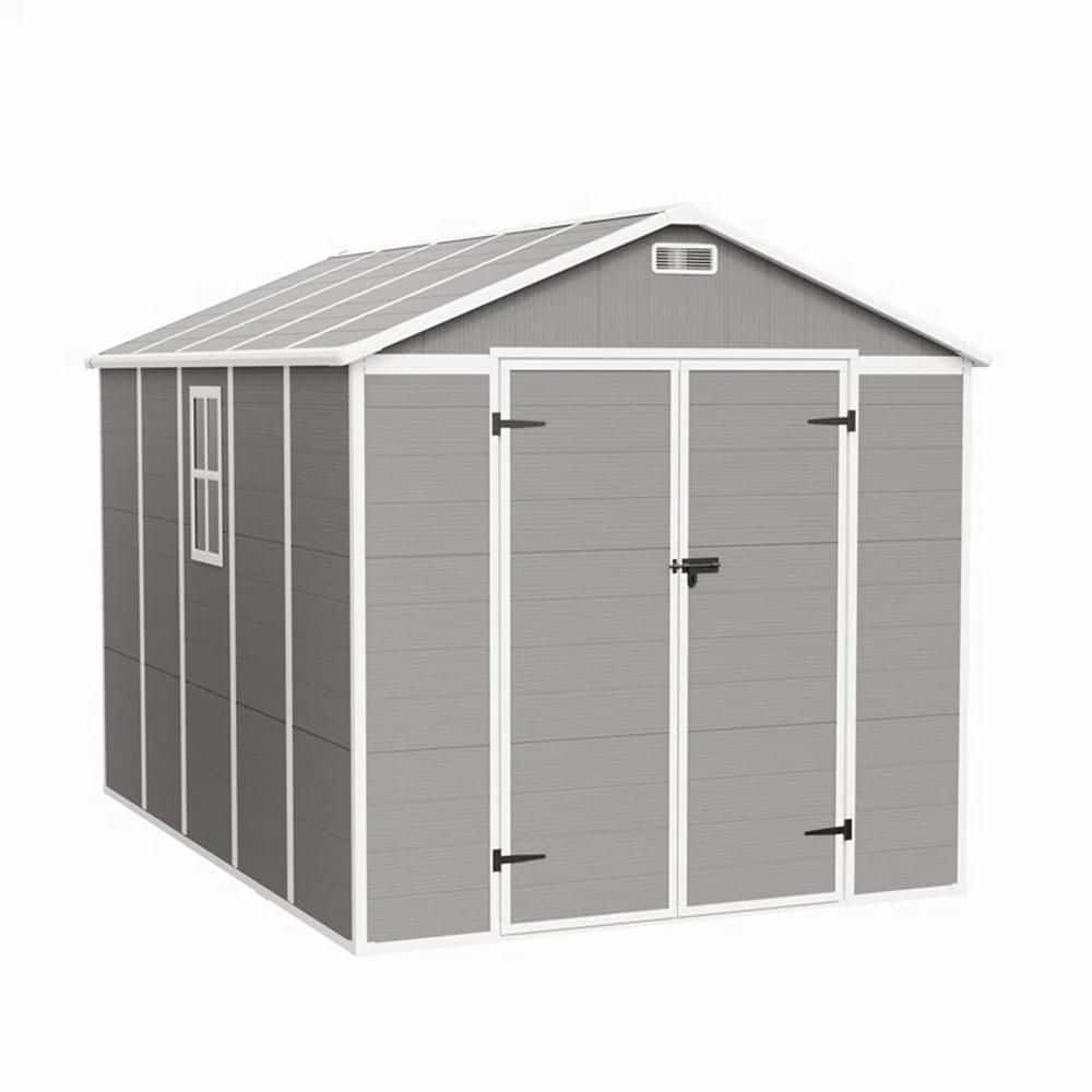 Upgraded 8 ft. W x 10 ft. D All-Weather Resin Extra Large Outdoor Plastic S