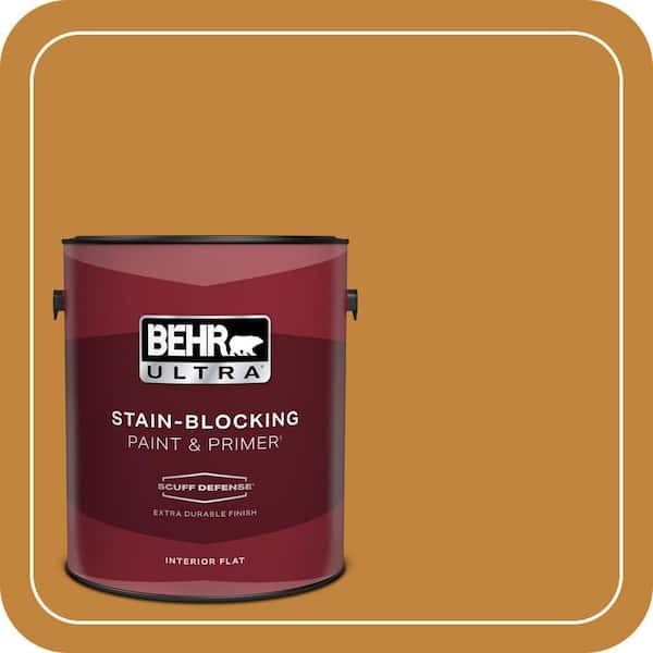 BEHR ULTRA 1 gal. #M260-7 Back To School Extra Durable Flat Interior Paint & Primer