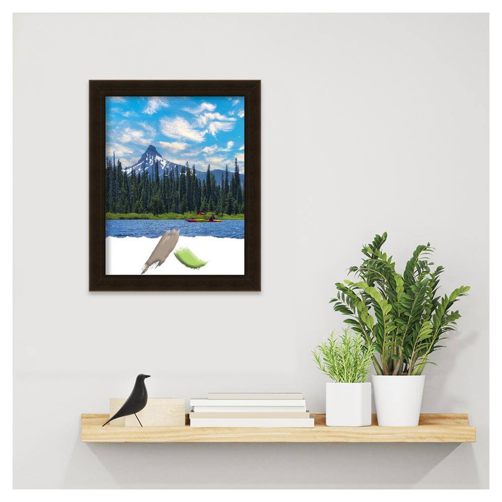 Espresso Brown 11x14 Wood Wall Picture Frame
