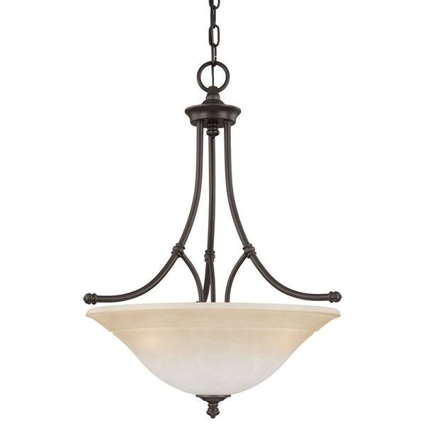 Thomas Lighting Harmony 3-Light Aged Bronze Pendant
