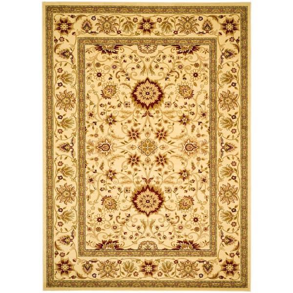 Lyndhurst 8 x 10 Ivory/Ivory Persian Area Rug