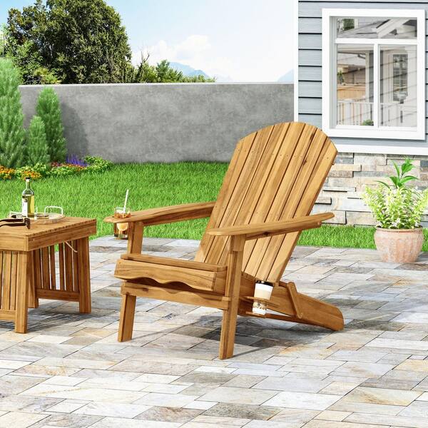 CHRISTOPHER KNIGHT HOME Lissette Teak Finish Foldable Wood