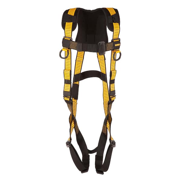 DEWALT D1000 Vest Style, 5-Point, Back D-Ring, PT Chest, PT Legs, Shoulder Pads (XL-2XL)