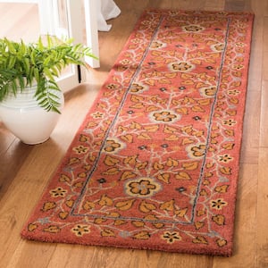 Heritage Red/Multi 2 ft. x 8 ft. Border Runner Rug