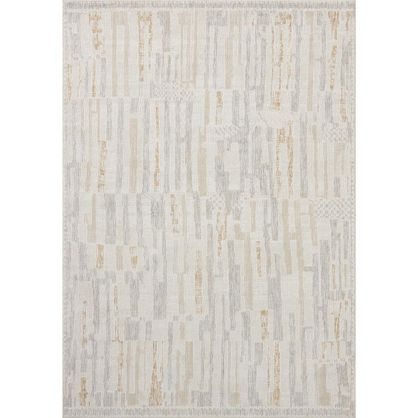 Roxie Natural / Sand 2 ft. 7 in. x 7 ft. 10 in. Contemporary Runner Rug