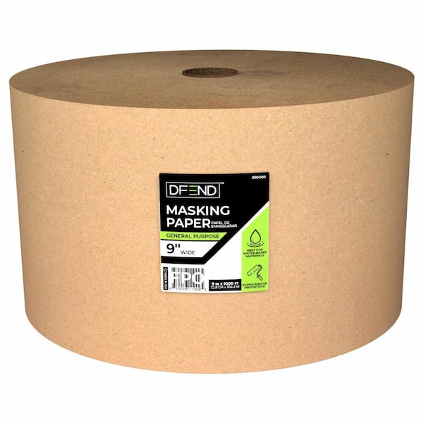 Pratt Retail Specialties 0.75 ft. x 1000 ft. Brown Masking Paper Drop Cloth