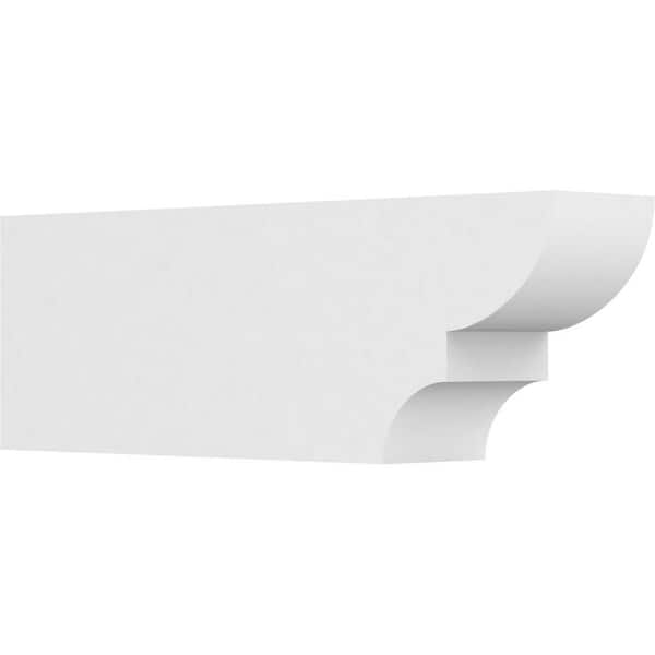 Ekena Millwork 6 in. x 10 in. x 30 in. Ridgewood PVC Rafter Tail Brace